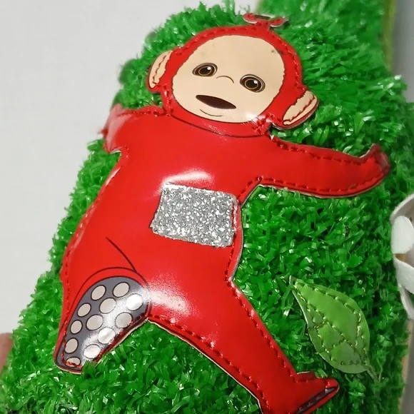 Dolls Kill x Teletubbies Platform Boots Multicolor Fur & Turf Kawaii RARE Size 6 - Picture 13 of 16
